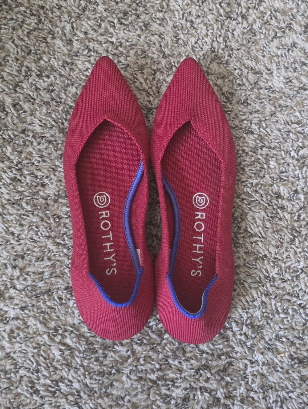 Brand-new Rothy's Washable Shoes In Red (Size 7.5)